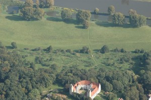 Strehla aus der Luft